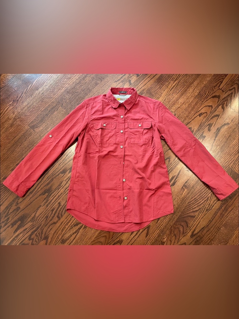 Eddie Bauer Women’s Size XS Classic Fit Travex Hiking Button-Up Shirt